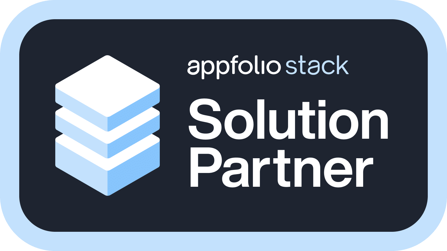 AppFolio Stack™ Solution Partner badge