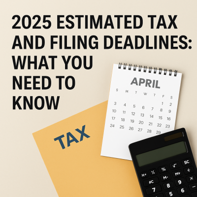 2025 Estimated Tax and Filing Deadlines: What You Need to Know