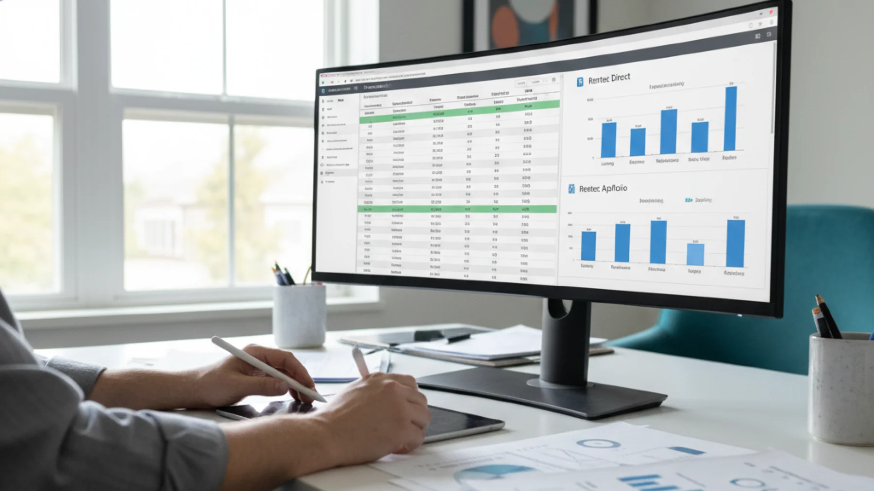 Head-to-head accounting feature comparison between Entrata and AppFolio property management platforms