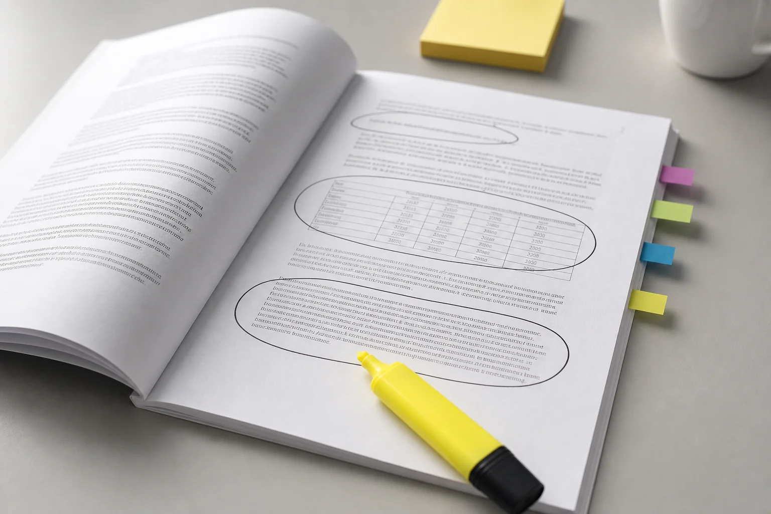 Commercial lease agreement with annotated key dates and CAM provisions illustrating lease abstraction data extraction