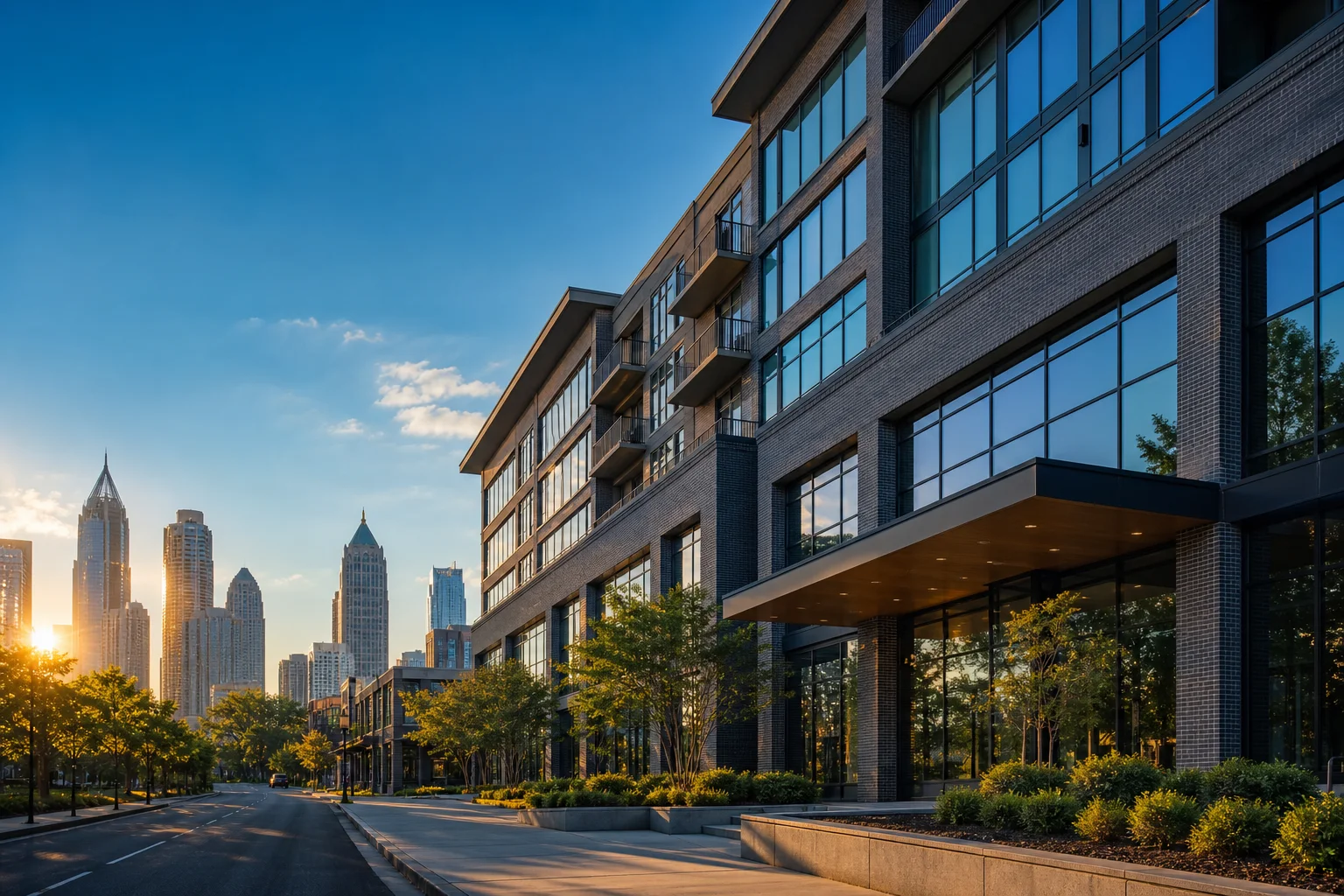 Atlanta property management skyline representing outsourced accounting for property management companies in Atlanta