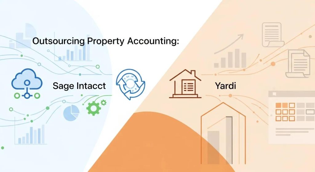Comparison of Sage Intacct and Yardi for outsourced property accounting
