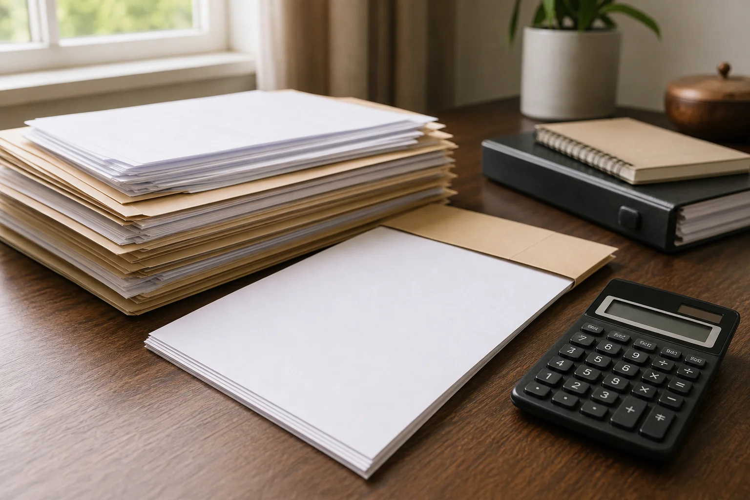 Close-up of rental ledger documents used for reconciling monthly HAP vouchers